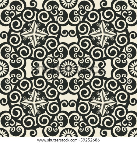 geometric repeating wallpaper, vector image