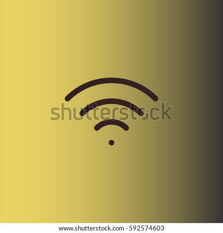 Wifi icon. Wireless sign vector