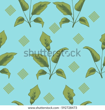 Seamless pattern with flowers calla.  Trendy colors for textile or book covers, manufacturing, wallpapers, print, gift wrap and scrapbooking. 