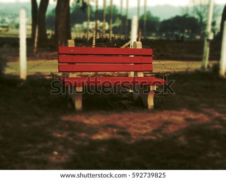 Lonely bench
