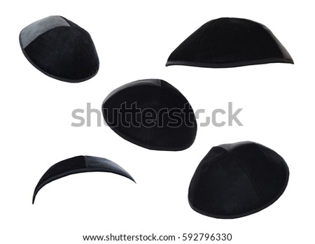 kippa is a small hat worn by Jewish  Royalty-Free Stock Photo #592796330