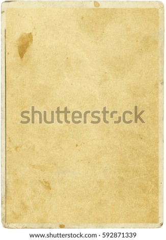 brown empty old vintage paper background. Paper texture