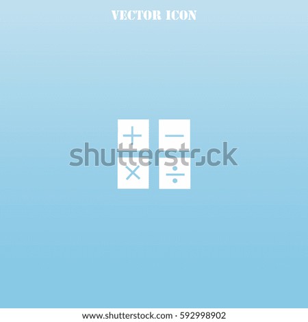Calculator vector  icon.