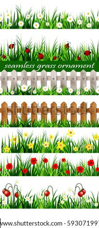 Green Grass seamless set