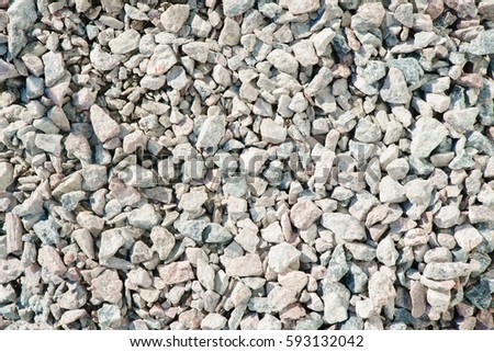 Fine and coarse gravel as background or texture