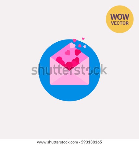Love Mail Vector Icon
