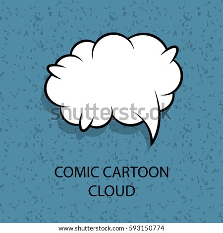 Abstract creative hand drawn vector colored blank bubble. Comic book cartoon funny text dialog empty cloud. For sale banner. Comic speech balloon background pop art style. Vintage texture.