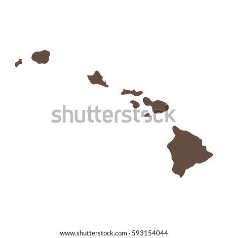map of the U.S. state of Hawaii 