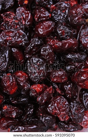 Cranberry. Red berry berries cranberries background. Cranberrie texture pattern. Dried shrivelled cranberriy.
