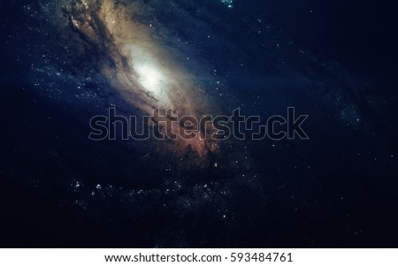 Galaxy in space, beauty of universe, black hole. Elements furnished by NASA Royalty-Free Stock Photo #593484761