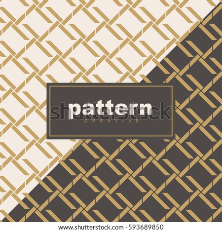 abstract vintage geometric wallpaper pattern background for packaging of product. Vector illustration