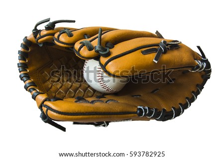 baseball glove isolated