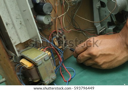 Repair and diagnostic electronics device.
