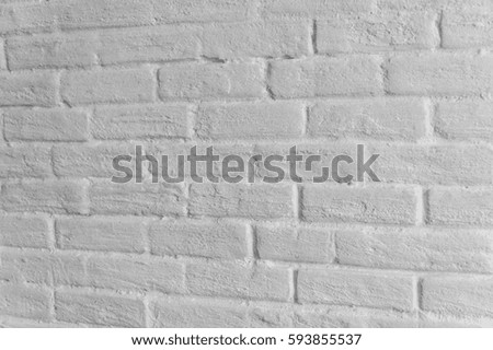 White brick wall texture background are copy space.