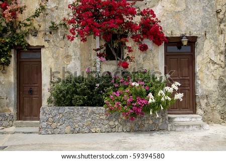 old greek doors Royalty-Free Stock Photo #59394580