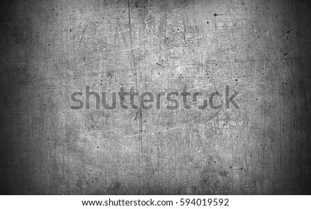 Grey grunge metal textured wall background Royalty-Free Stock Photo #594019592