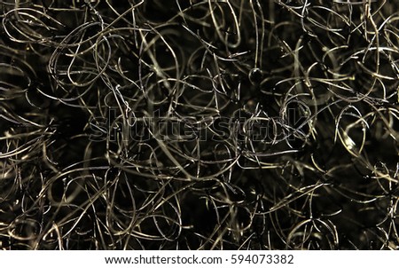 Macro image of the surface material of dark color with the fiber effects structure for web design and interior design.