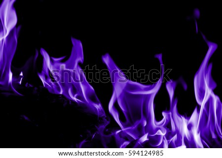 purple flames. A fractal filtered image of purple flames, Horizontal.