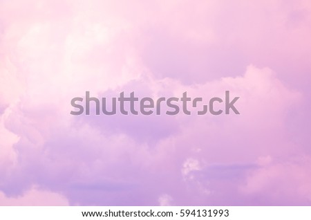soft pink sky background at dawn, beautiful heaven with clouds