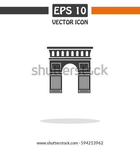 Arch  Vector Icon.