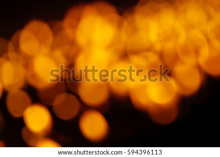 Abstract background of blurred lights with bokeh effect