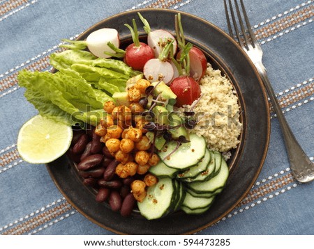 Buddha Bowl. Concept of healthy vegetarian food