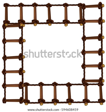 Ladder frame border concept