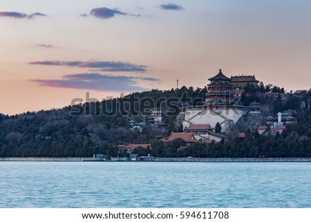 The Summer Palace sunset