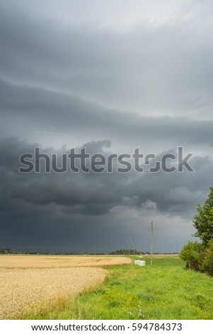 Stormy clouds