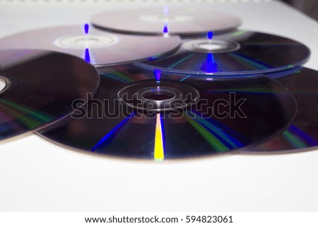 digital disc media background