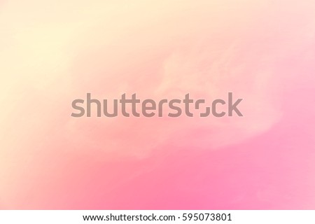 Soft cloudy is gradient pastel, Abstract sky background in sweet color. Royalty-Free Stock Photo #595073801