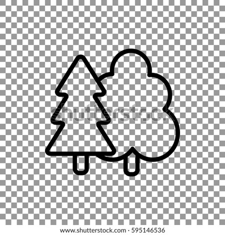 Forest Icon Vector