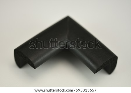 black  Baby Safety Edge Corner Guard Cushion Foam Rubber,