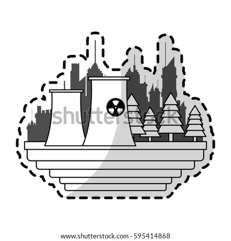 nuclear plant icon image 