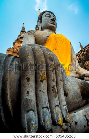 Wat yai chai mongkhon is a Buddhist temple in Ayutthaya, Thailand.