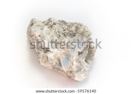 gypsum, detailed macro shot of soft mineral calcium sulfate Royalty-Free Stock Photo #59576140