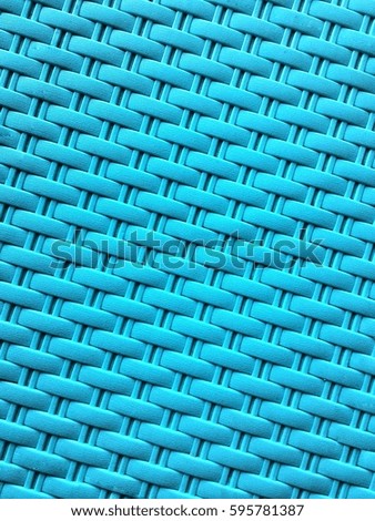 Blue pattern from plastic surface.