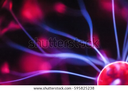 Plasma Sphere Static Electricity close up