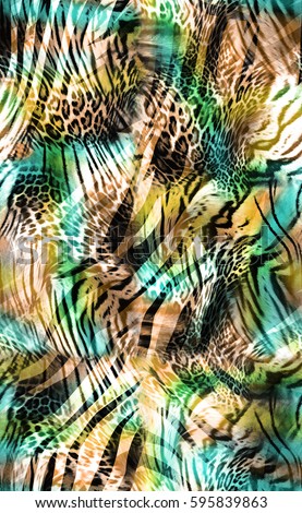 leopard and tiger background