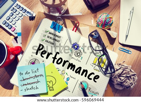 Performance word on business plan sketch