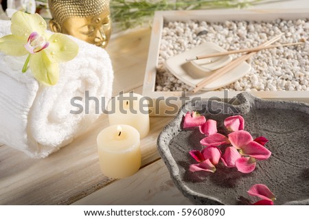 aromatherapy and spa concept