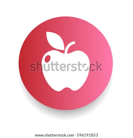 Apple icon. Vector illustration