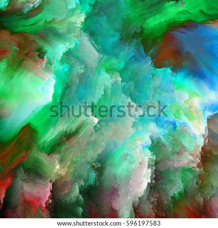 Abstract grunge multicolor texture: green, red, blue, white color
