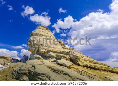 The Sphinx, Bucegi Mountains, Romania Royalty-Free Stock Photo #596372336