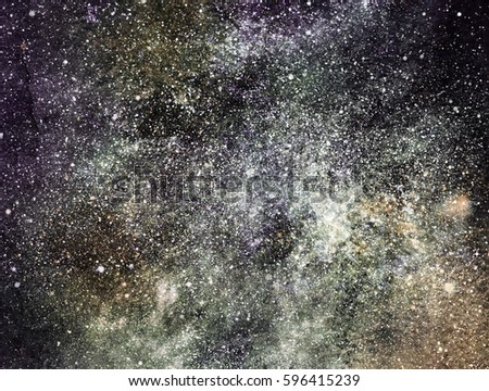 Cosmos amazing sky. Watercolor