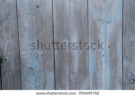 Old blue wooden wall