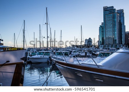 lots of Yachts & Boats in Vancouver - Canada