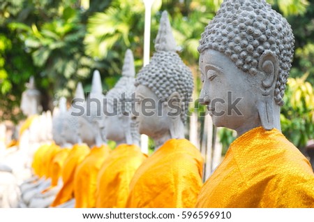 Sculpture. Buddha statue.