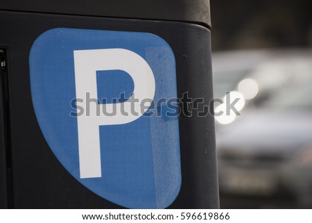 P for parking Irish Road Signs