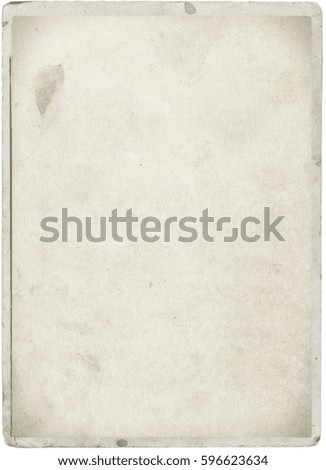 white empty old vintage paper background. Paper texture